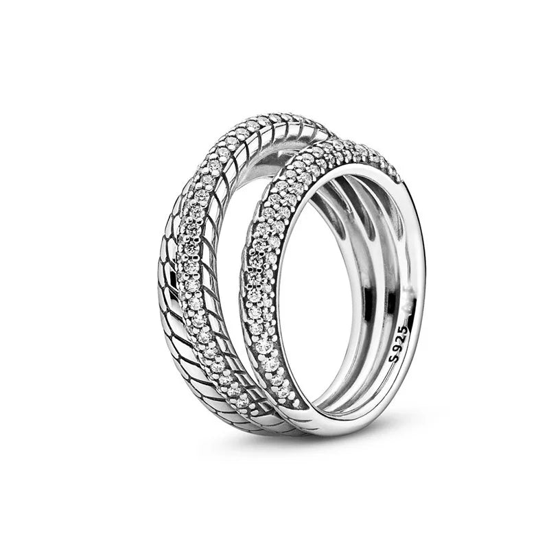 925 Silver "Bregneblad" Ring