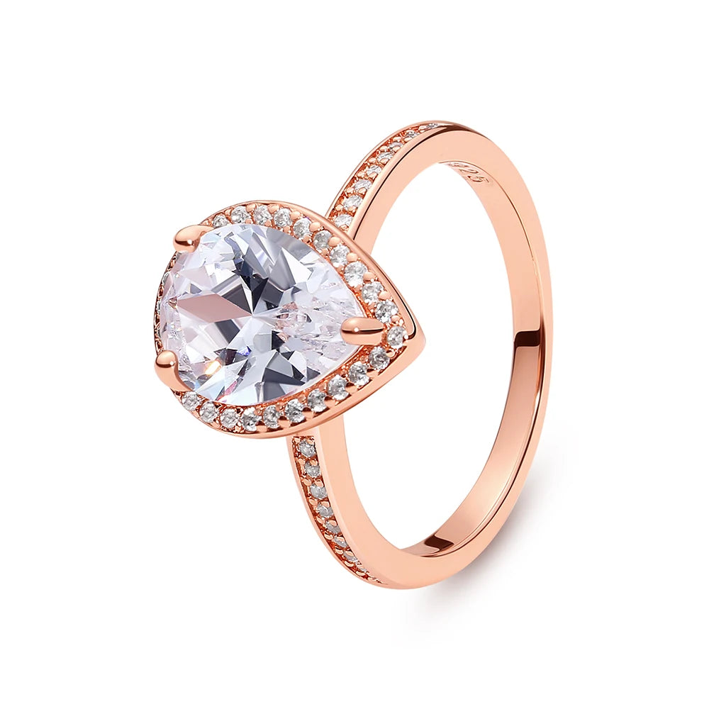 Rose Gold Plated "Månestråle" Ring