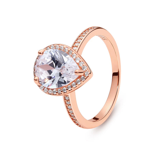 Rose Gold Plated "Månestråle" Ring